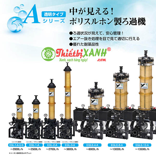 Bộ lọc hóa chất không Axit