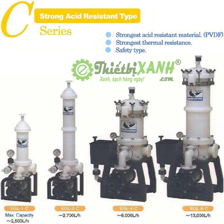 Bộ lọc tuần hoàn hóa chất có Acid C Series