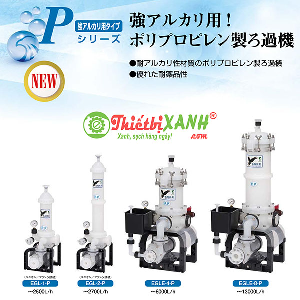 Bộ lọc hóa chất có tính kiềm